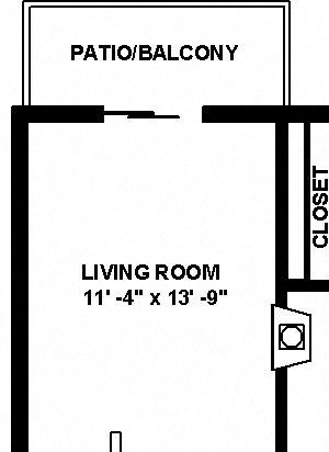B1 2 bedroom 2 bathroom Floor plan B1 2 bedroom 2 bathroom Floor plan at Copper Ridge Apartments, Washington, 98055